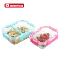 Full Compartments Glass Food Container with Lunch Bag